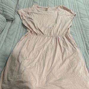 ADORABLE pale pink midi dress